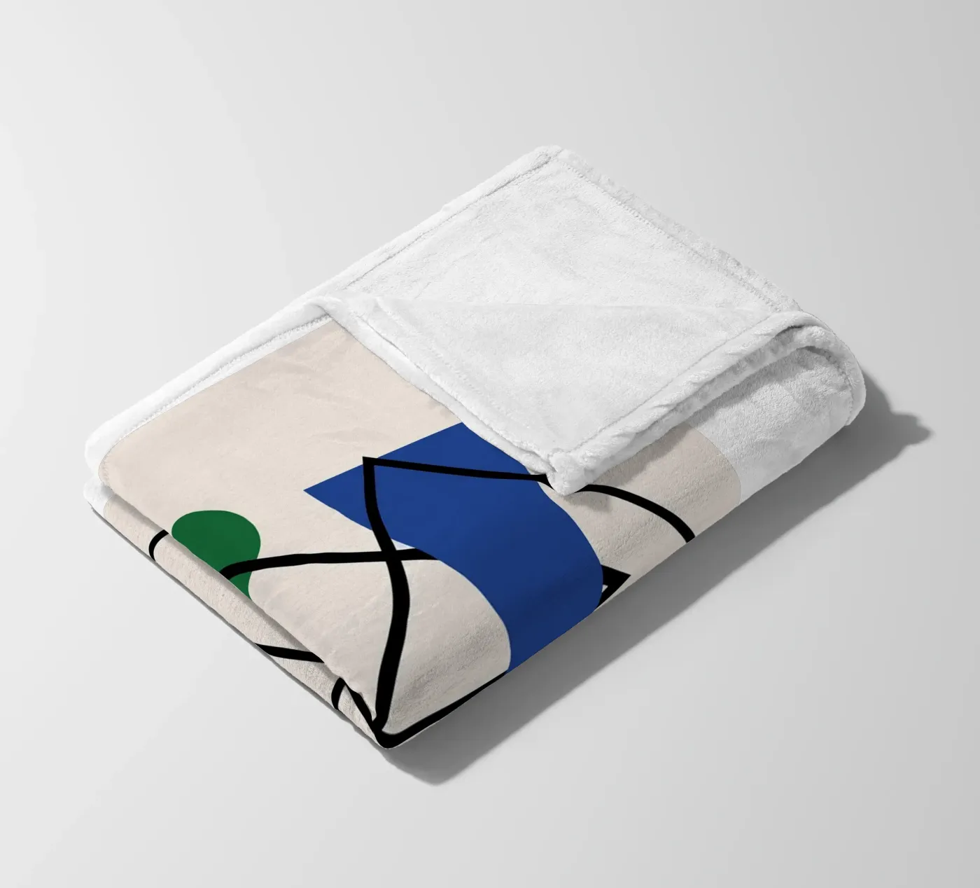 Prismatic Intersection fleece blanket by David