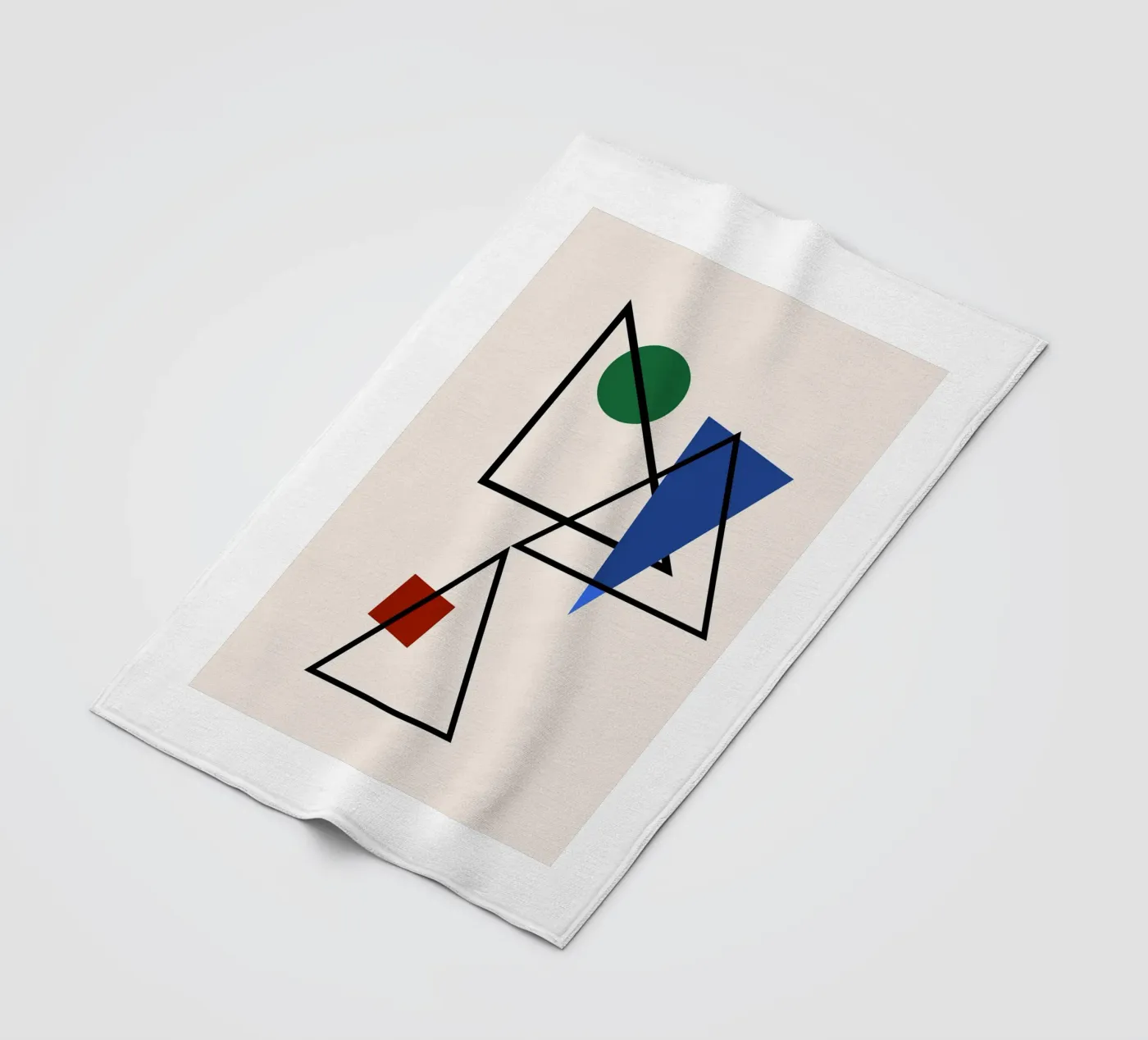 Prismatic Intersection fleece blanket by David