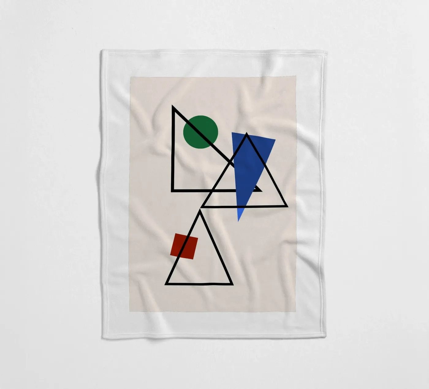 Prismatic Intersection fleece blanket by David