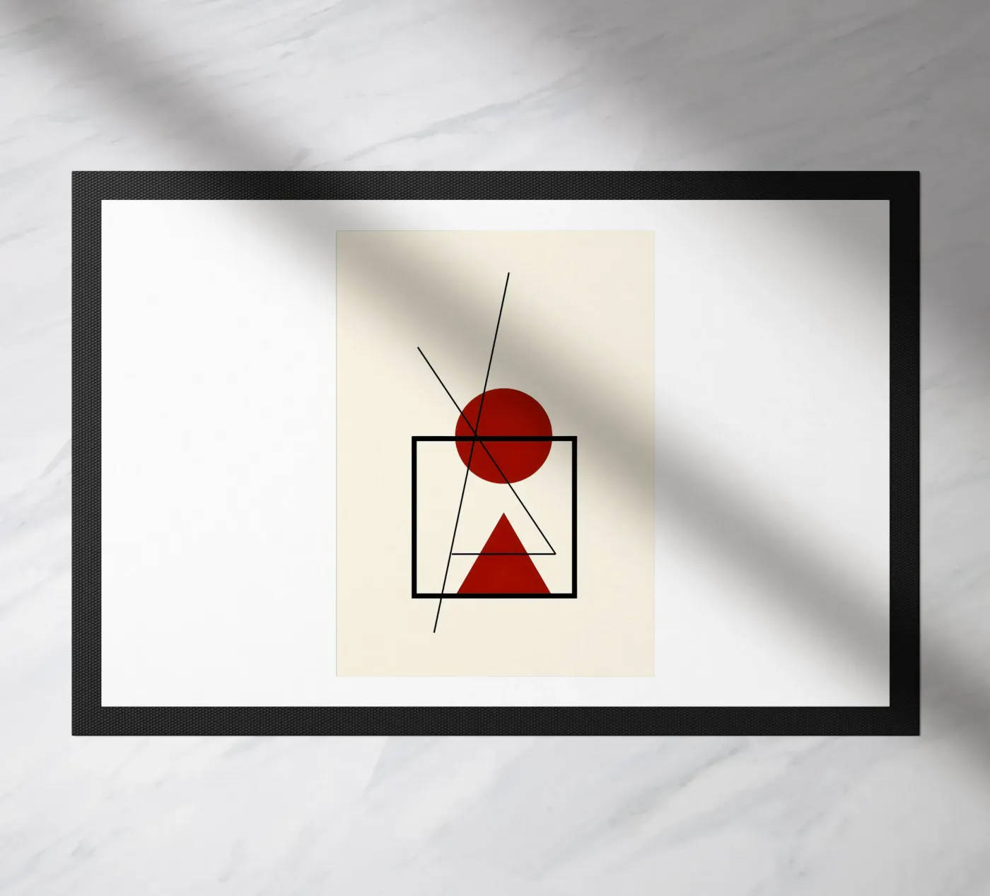 Primary Overlap doormat by David