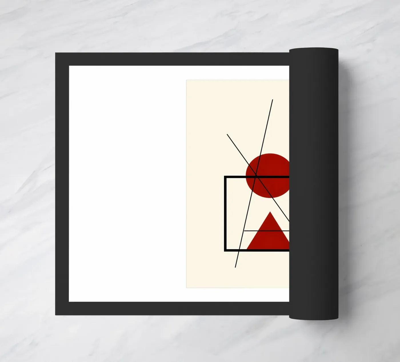 Primary Overlap doormat by David