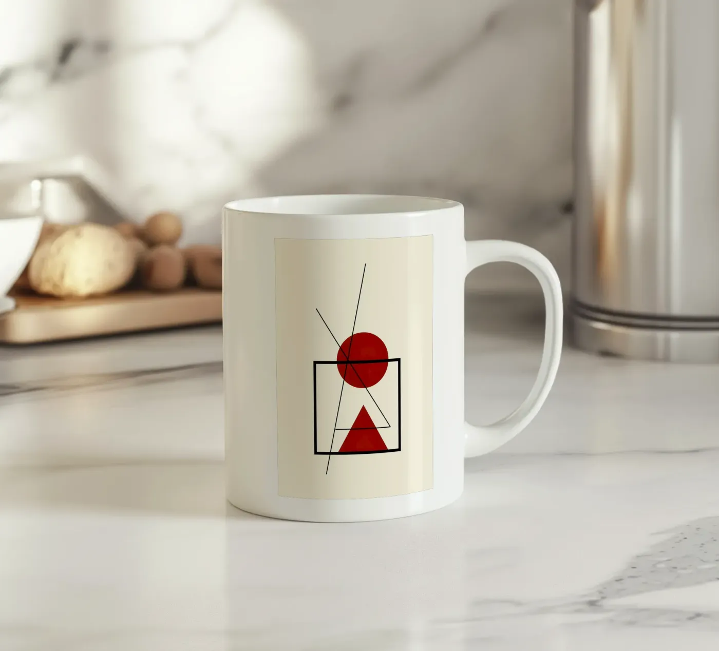 Primary Overlap ceramic mug by David