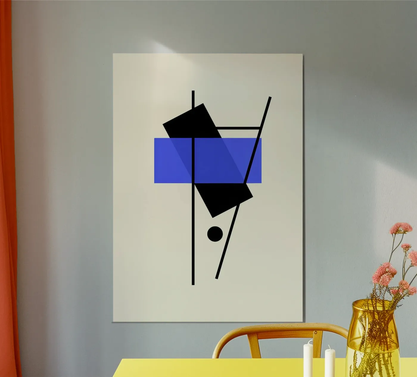 Equilibrio cremisi poster da David