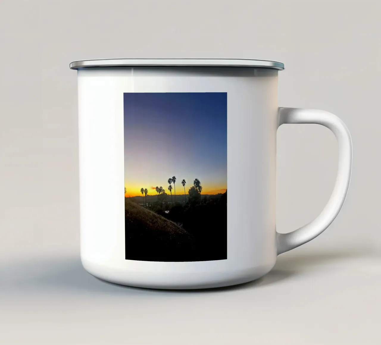 palm in los angeles tazza in smalto da Reiselust