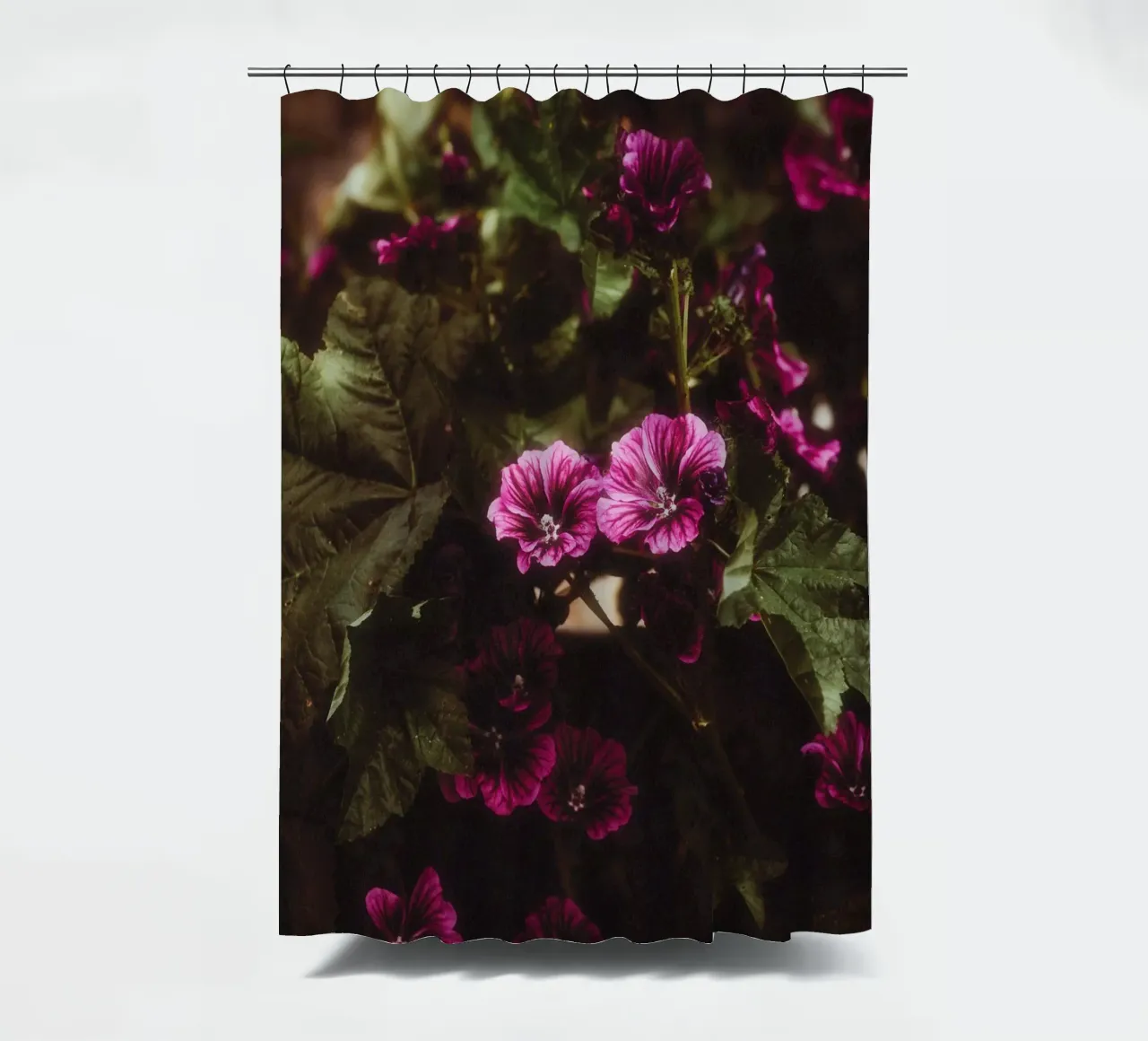 Bright flowers shower curtain by Journey of Vanessa