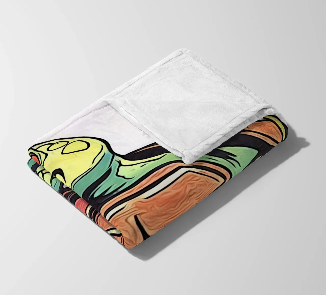 Animale Pop Art, Motiv 18 coperta in pile da ZAMART - PopArt