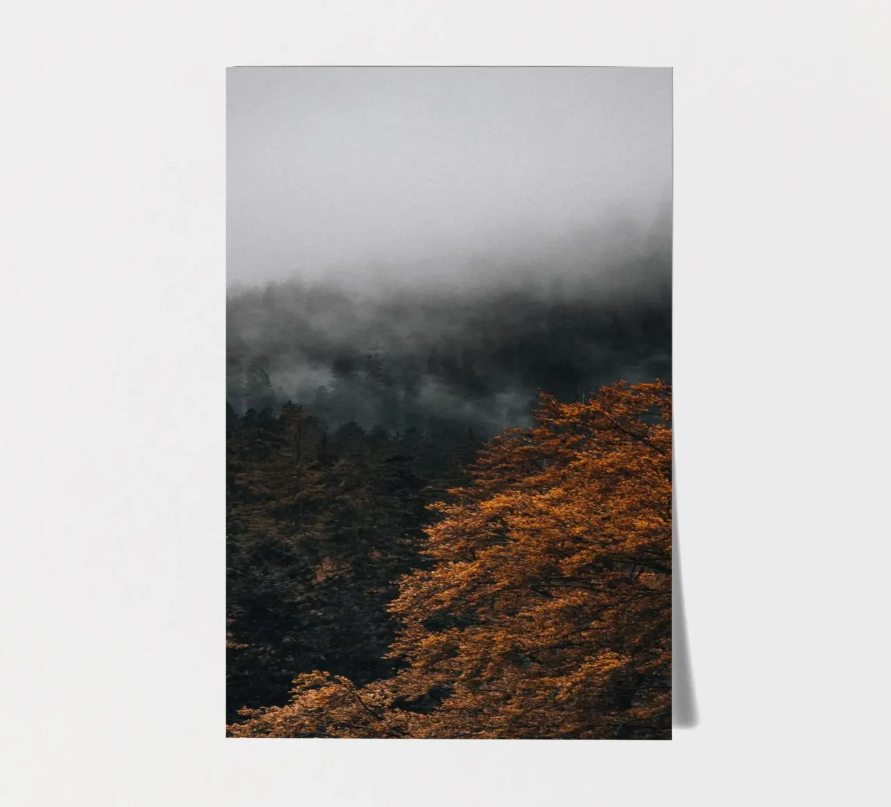 Fog in the mountains sticker sheet by Journey of Vanessa