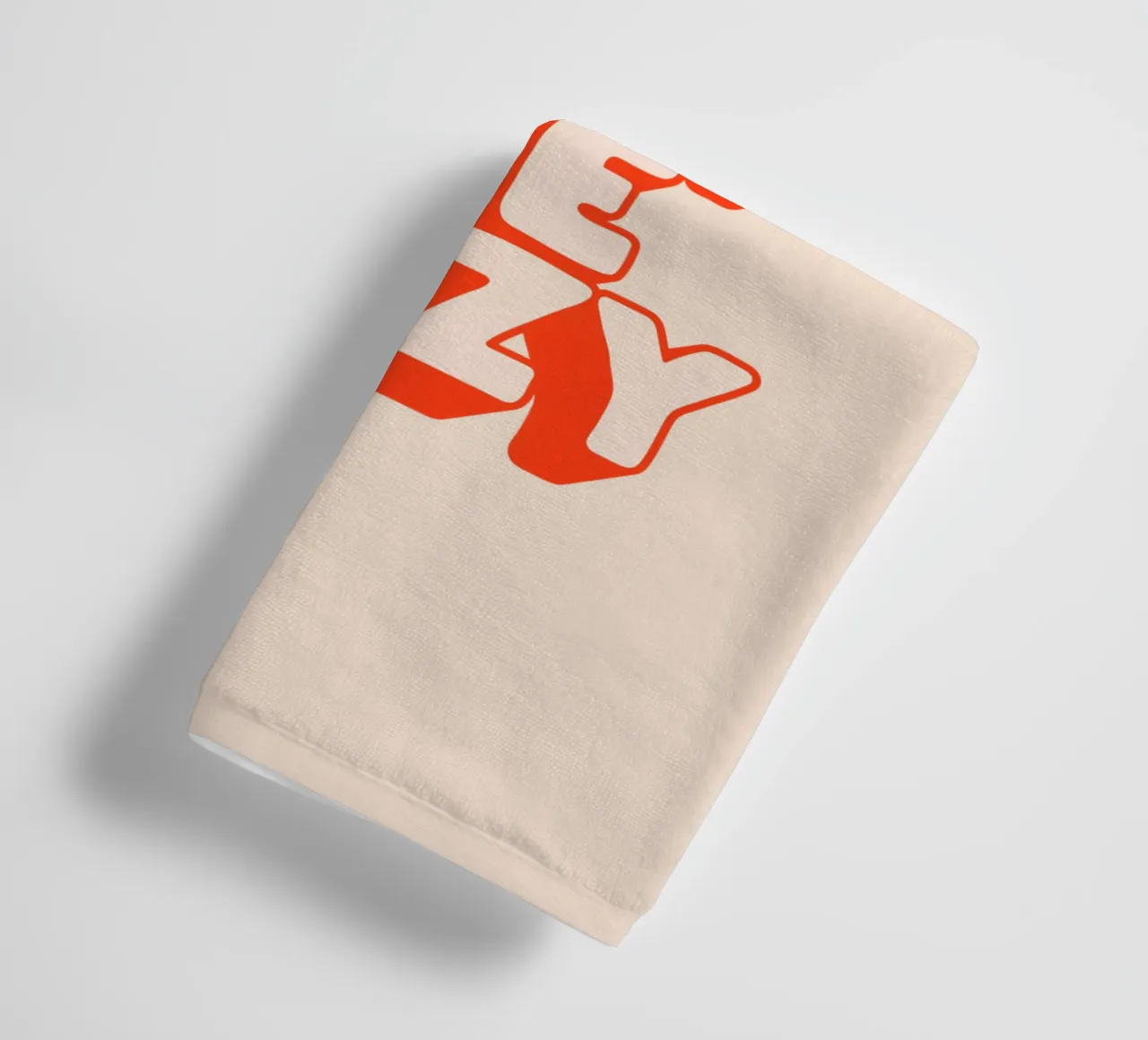 Life is Short Don't Be Lazy Typography Design towel by THE MOTIVATED TYPE