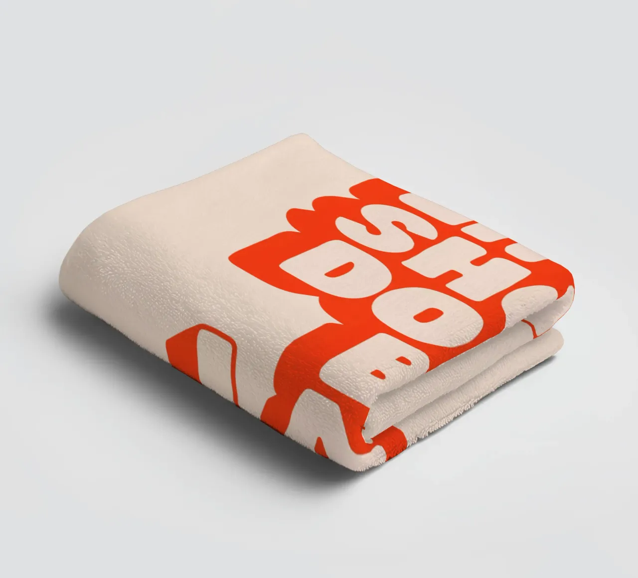 Life is Short Don't Be Lazy Typography Design towel by THE MOTIVATED TYPE