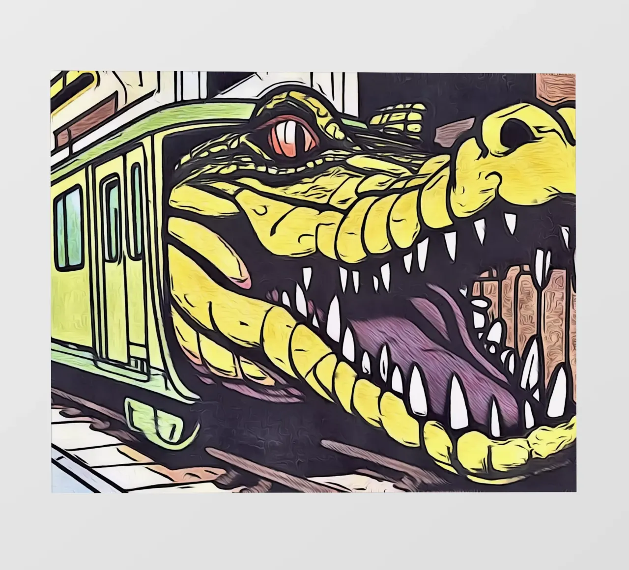 Animale Pop Art #15 telo in pvc da ZAMART - PopArt
