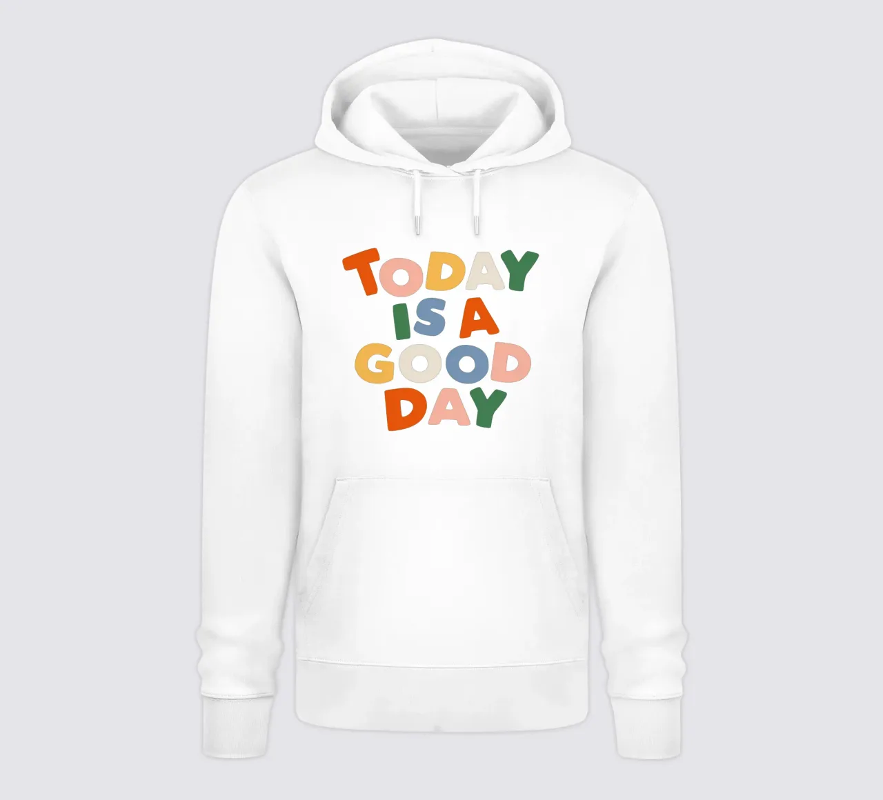 Today is a Good Day Inspirational Typografie Design sudadera con capucha de THE MOTIVATED TYPE