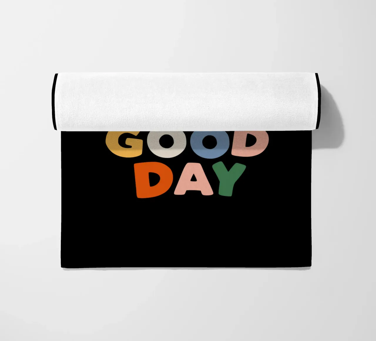 Oggi è un buon giorno - Design tipografico d'ispirazione telo mare da THE MOTIVATED TYPE