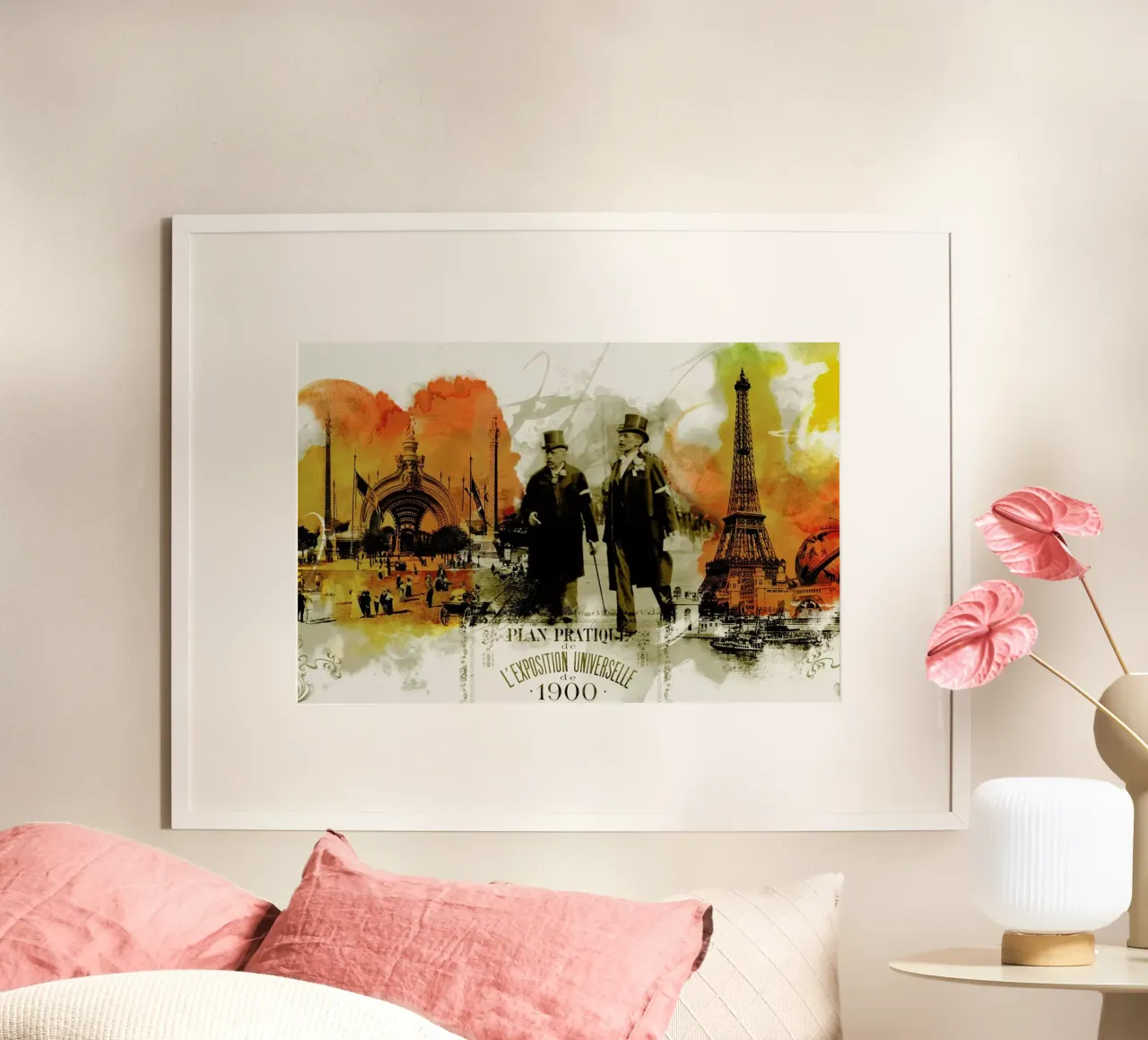 Belle Epoque 3 poster con telaio in alluminio da Mr Cup