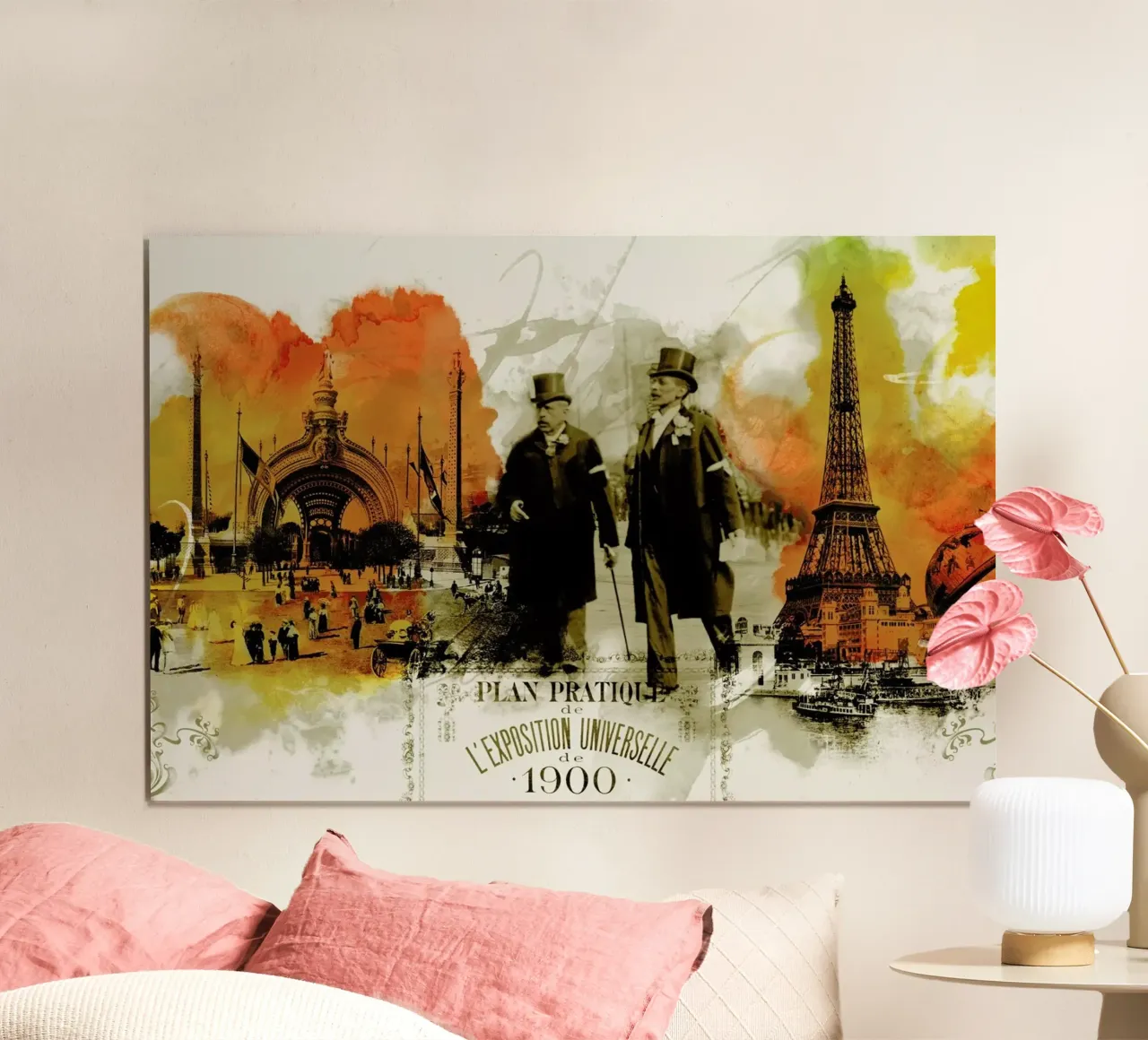 Belle Epoque 3 poster con telaio in alluminio da Mr Cup