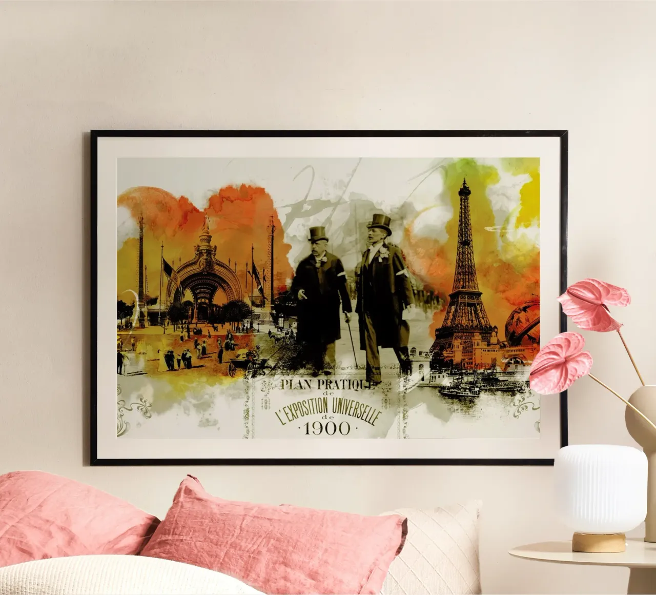 Belle Epoque 3 poster con telaio in alluminio da Mr Cup