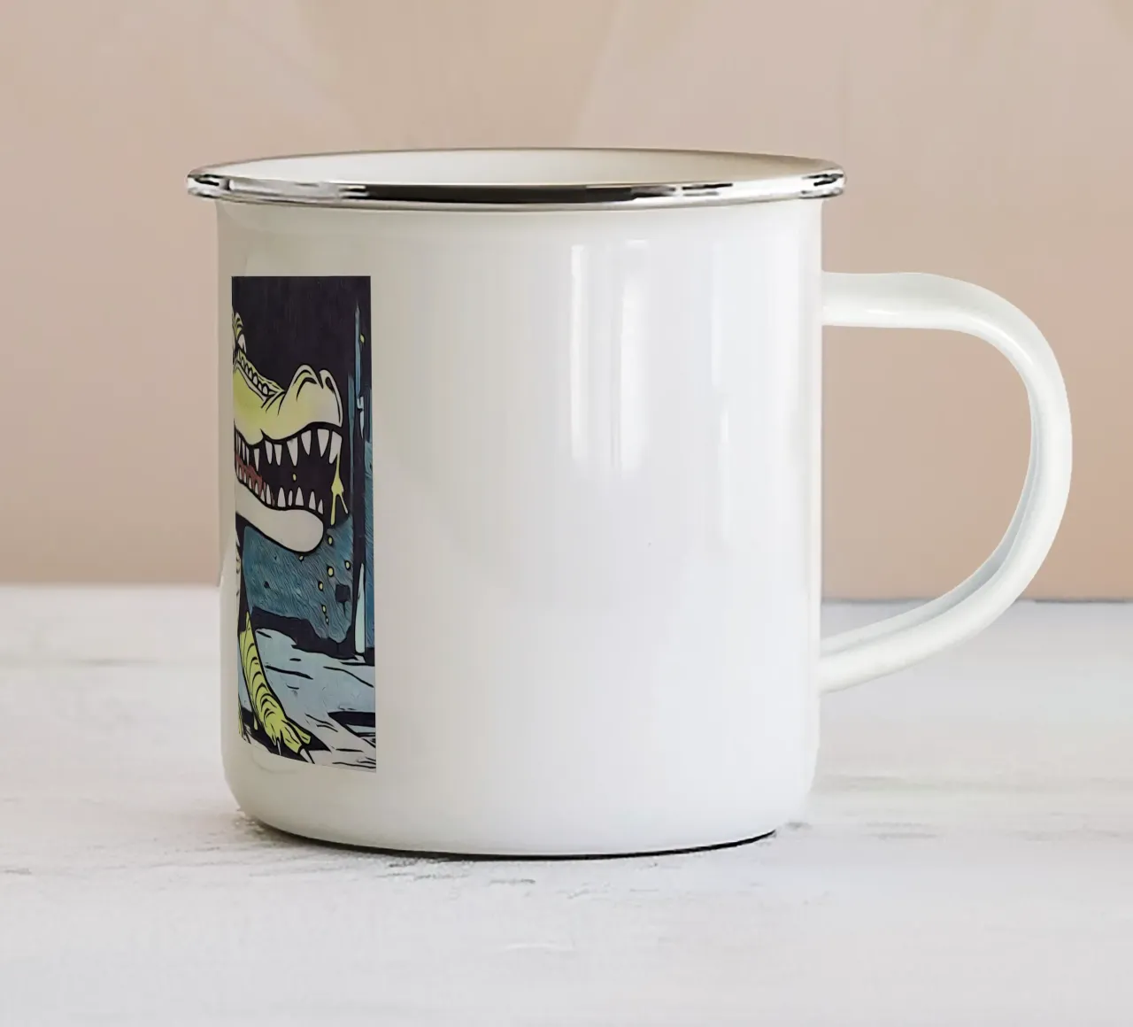 Animale Pop Art #14 tazza in smalto da ZAMART - PopArt