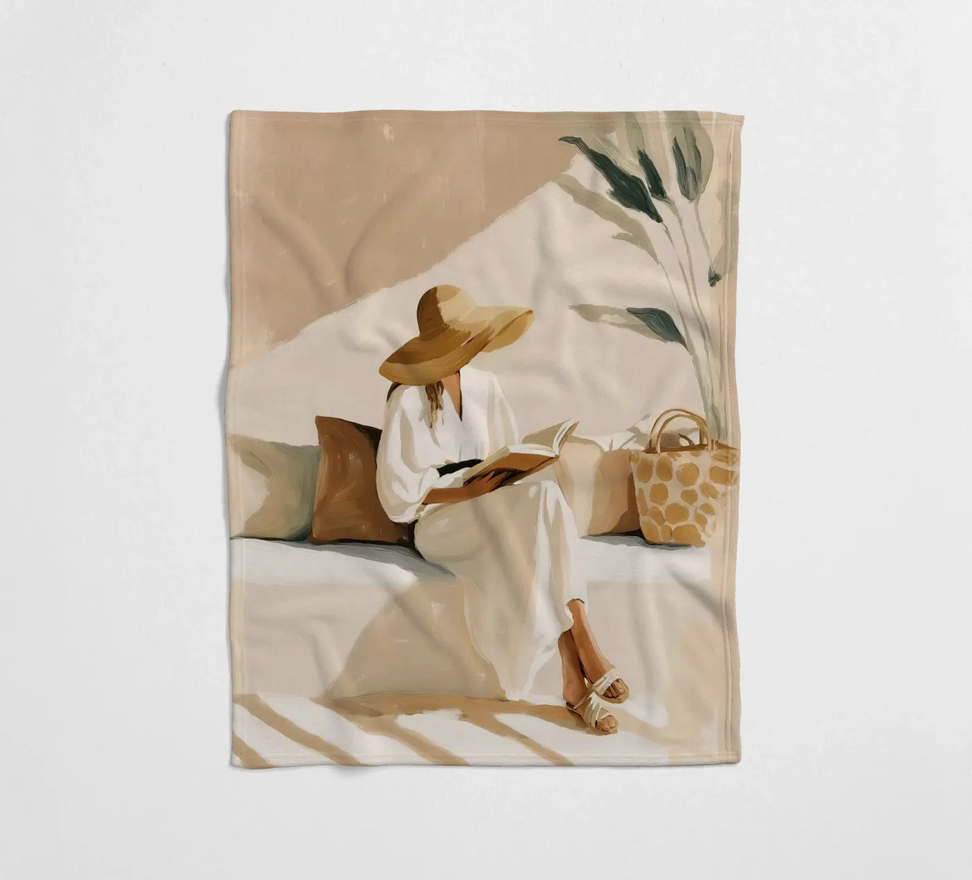 Summer Reading Fleecedecke von Freya