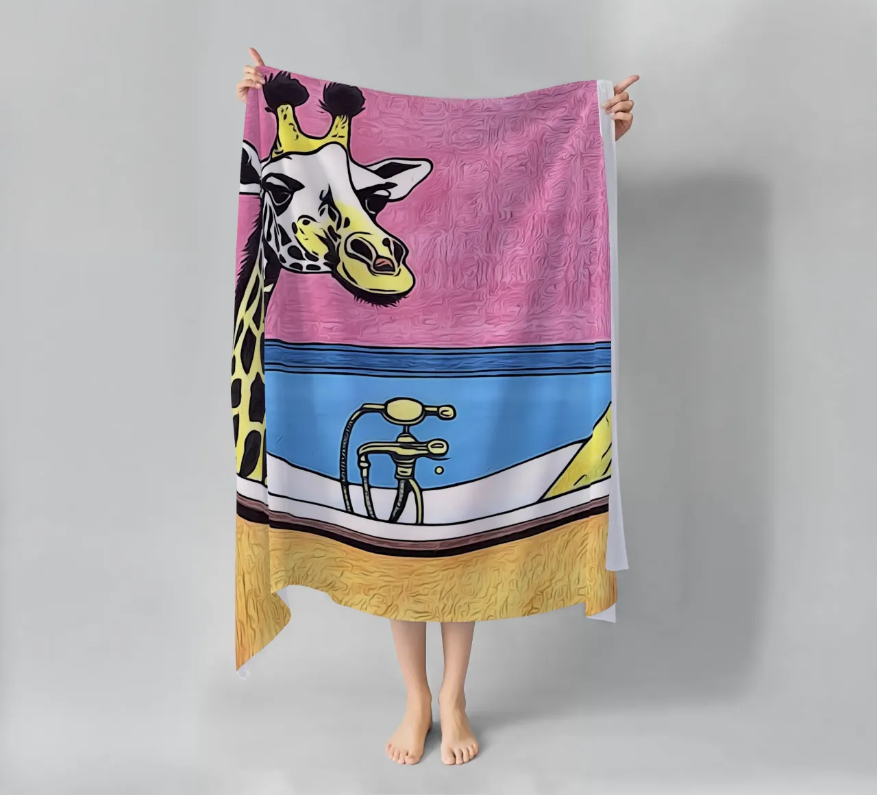 Animale Pop Art #13 telo mare da ZAMART - PopArt