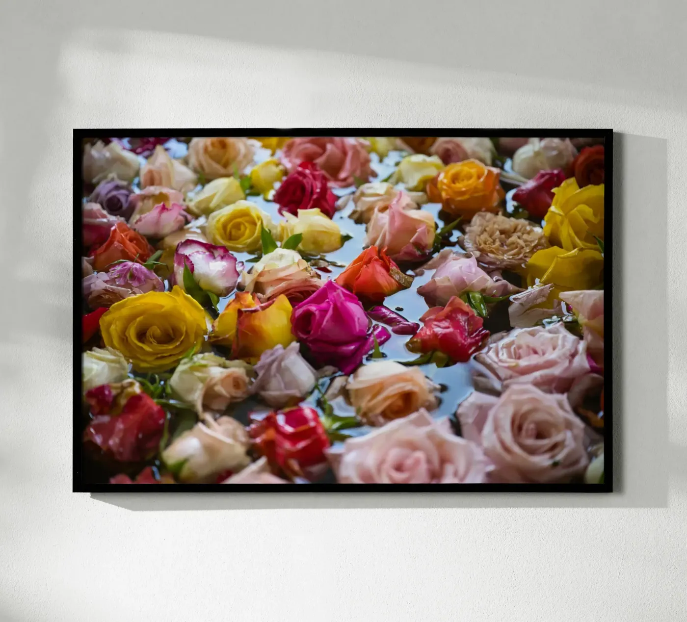 Floating Roses poster by Romy Mueller Waterworld