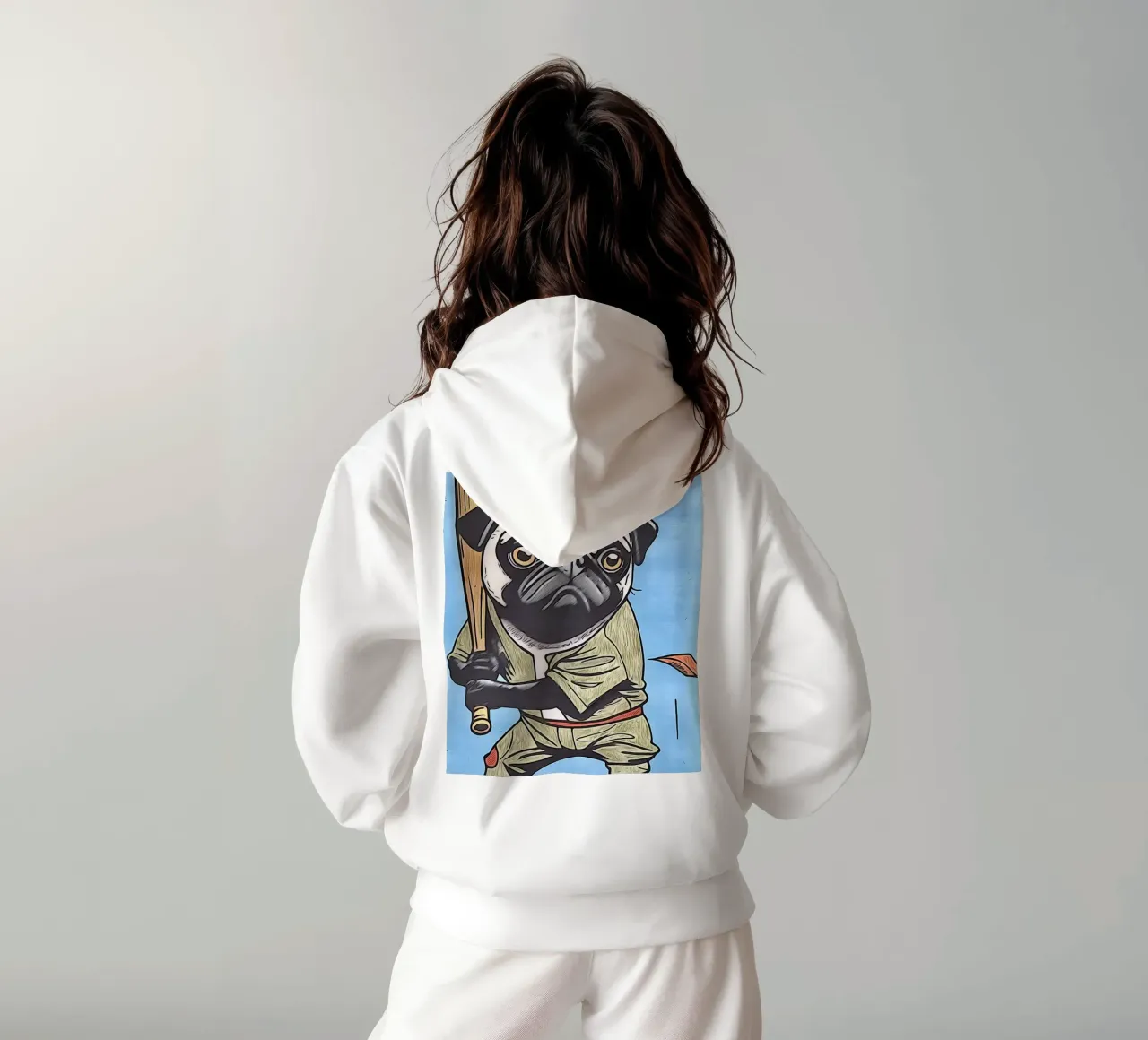 Animale Pop Art #10 felpa con cappuccio da ZAMART - PopArt