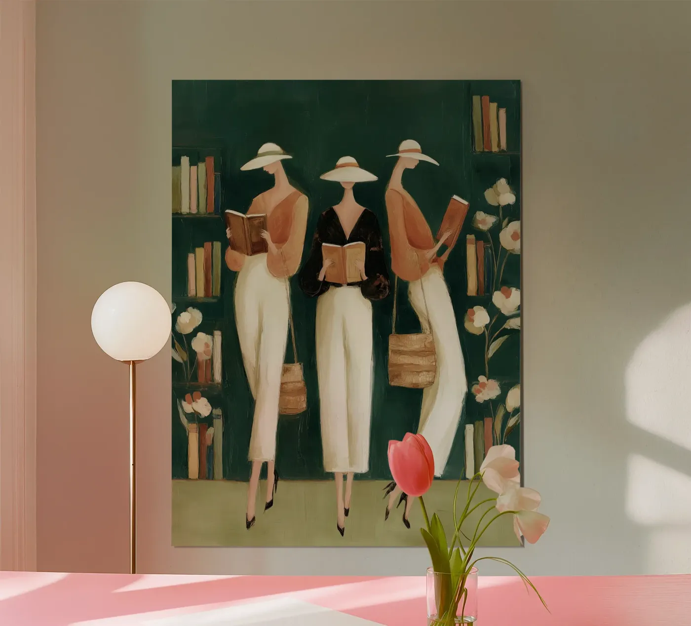 Library Trio poster da Freya