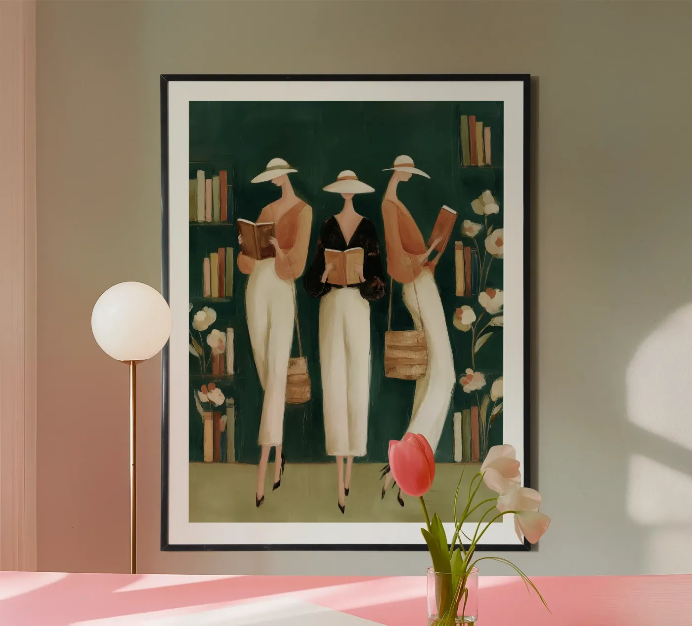 Library Trio poster da Freya