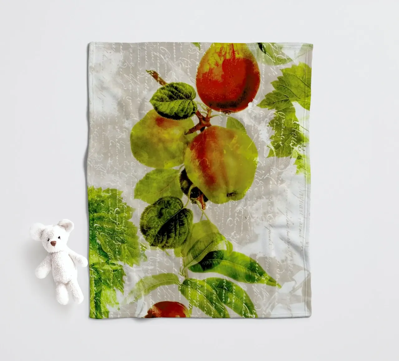 Botanic 3 fleece blanket by Mr Cup
