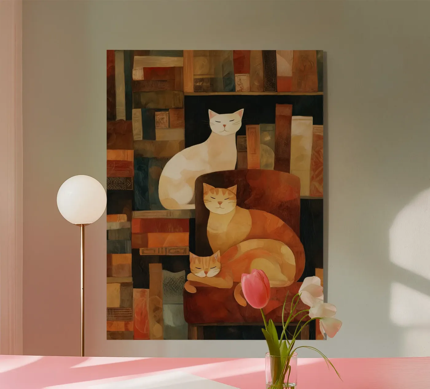 Library Cats plexiglass da Freya