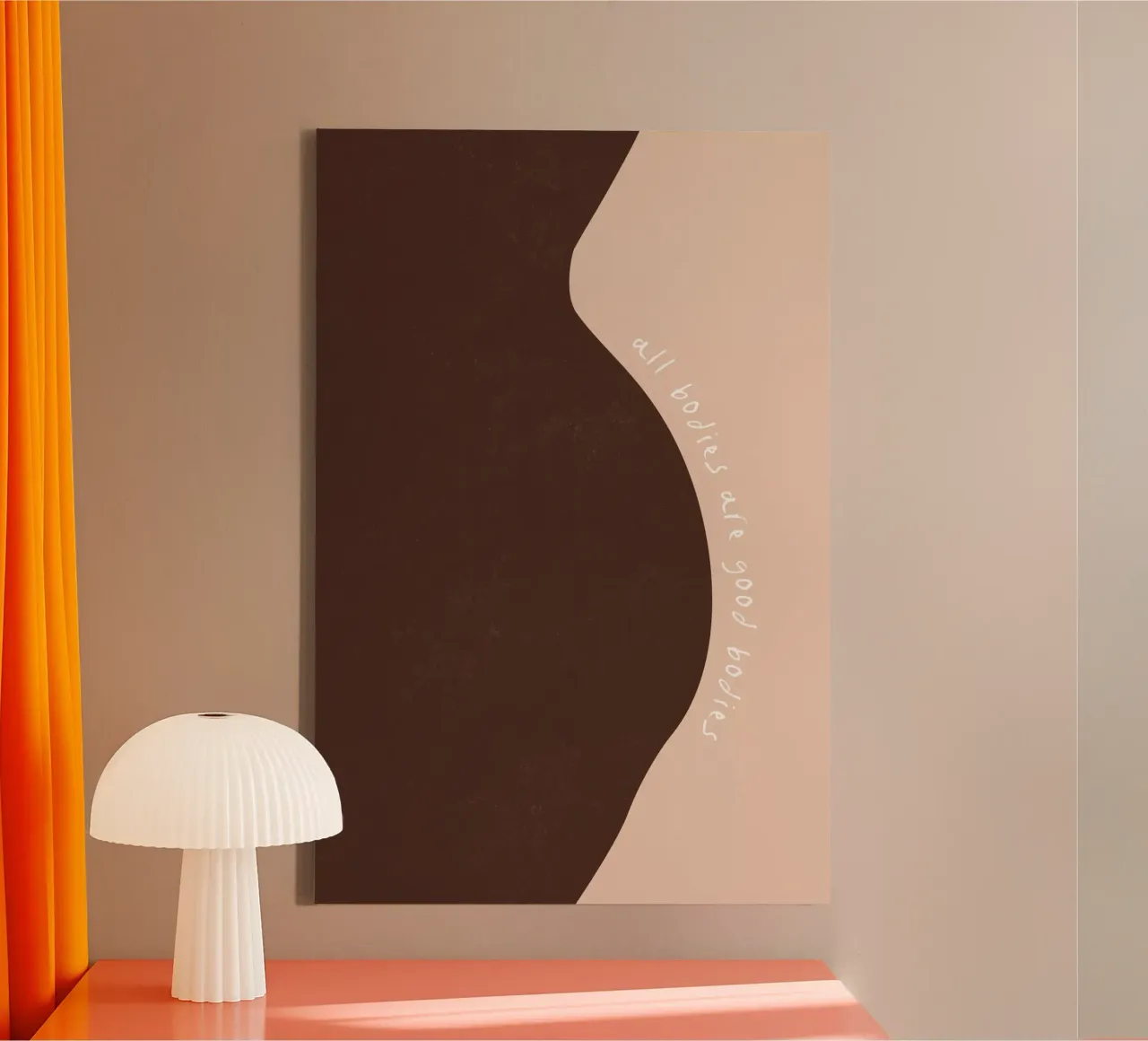 All bodies are good bodies. tela con Cornice a cassetta da STUDIO LEEMO