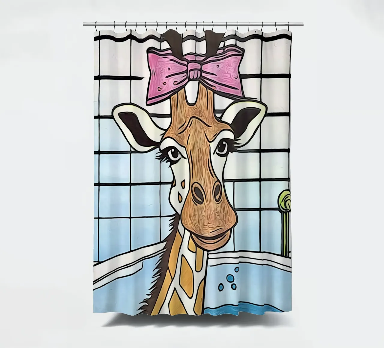 Animale Pop Art #5 tenda da doccia da ZAMART - PopArt
