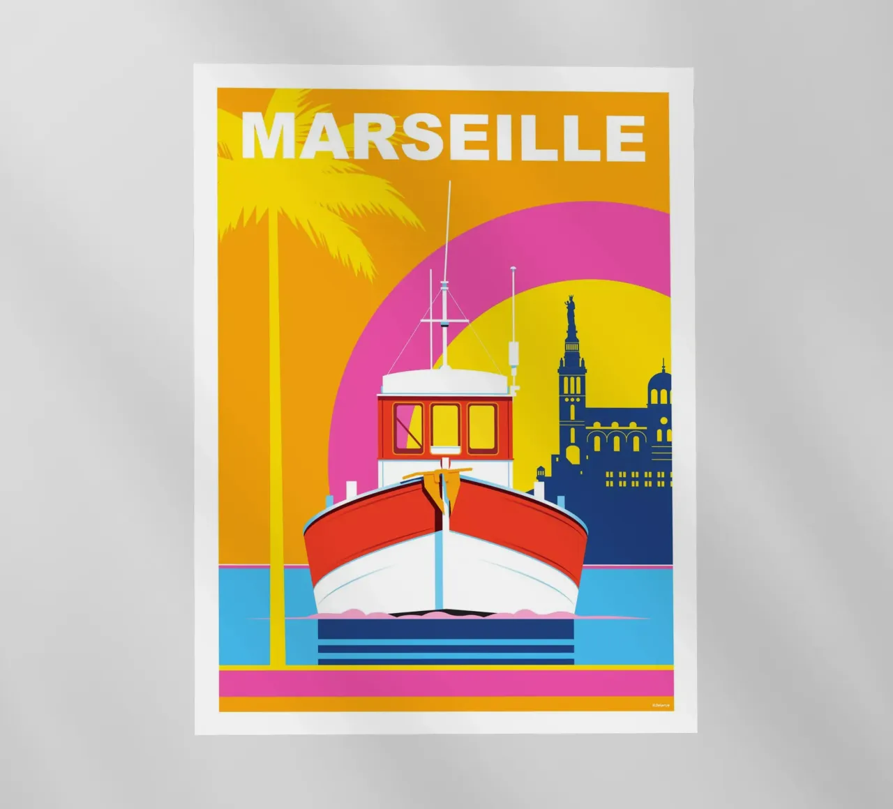 Marsiglia pellicola backlit da Raphaël Delerue