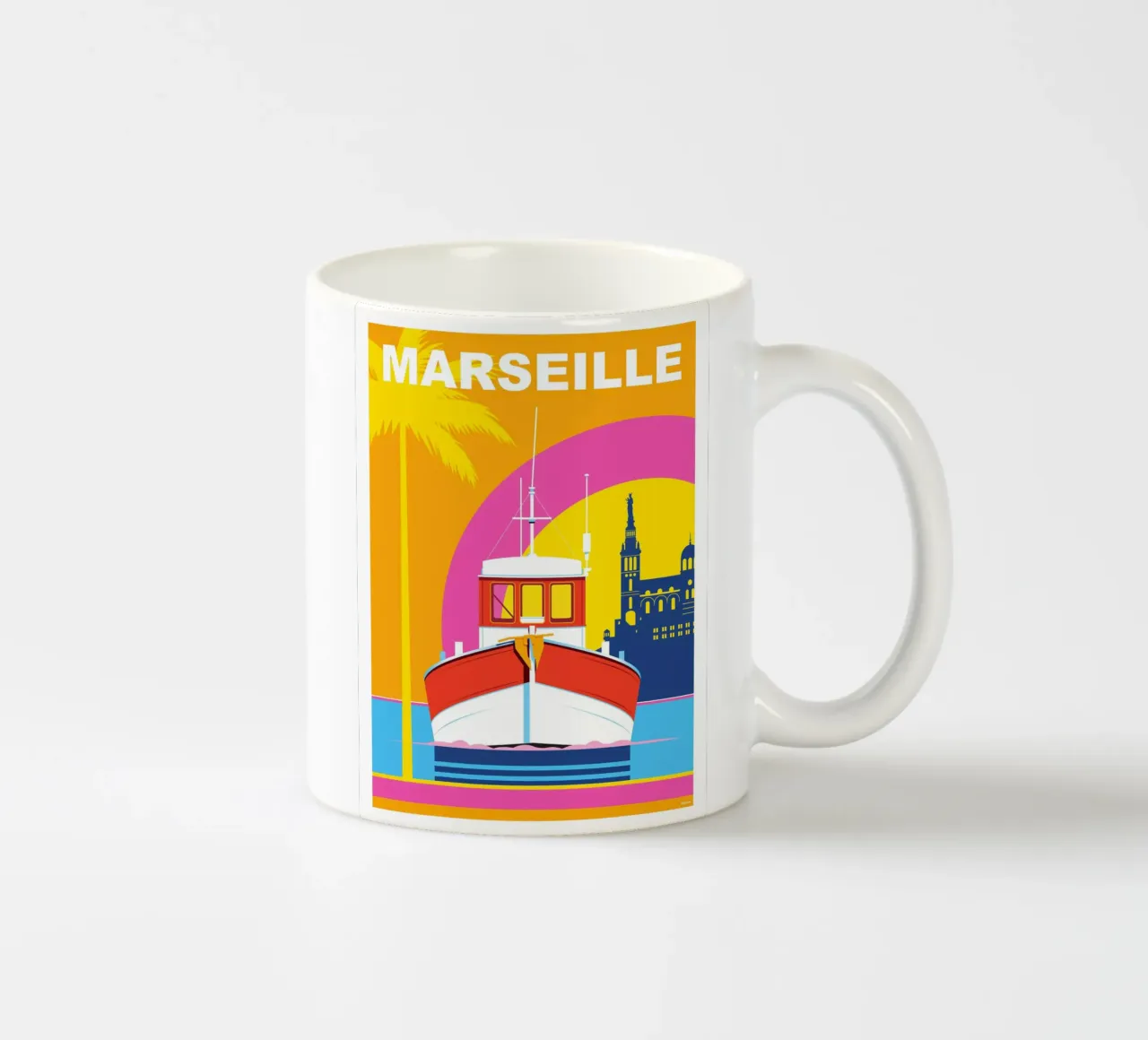 Marsiglia tazza in ceramica da Raphaël Delerue