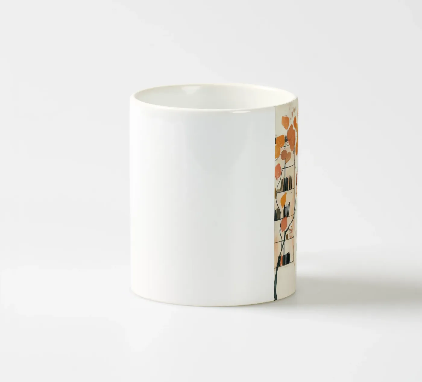 Autumn Reader ceramic mug by Freya