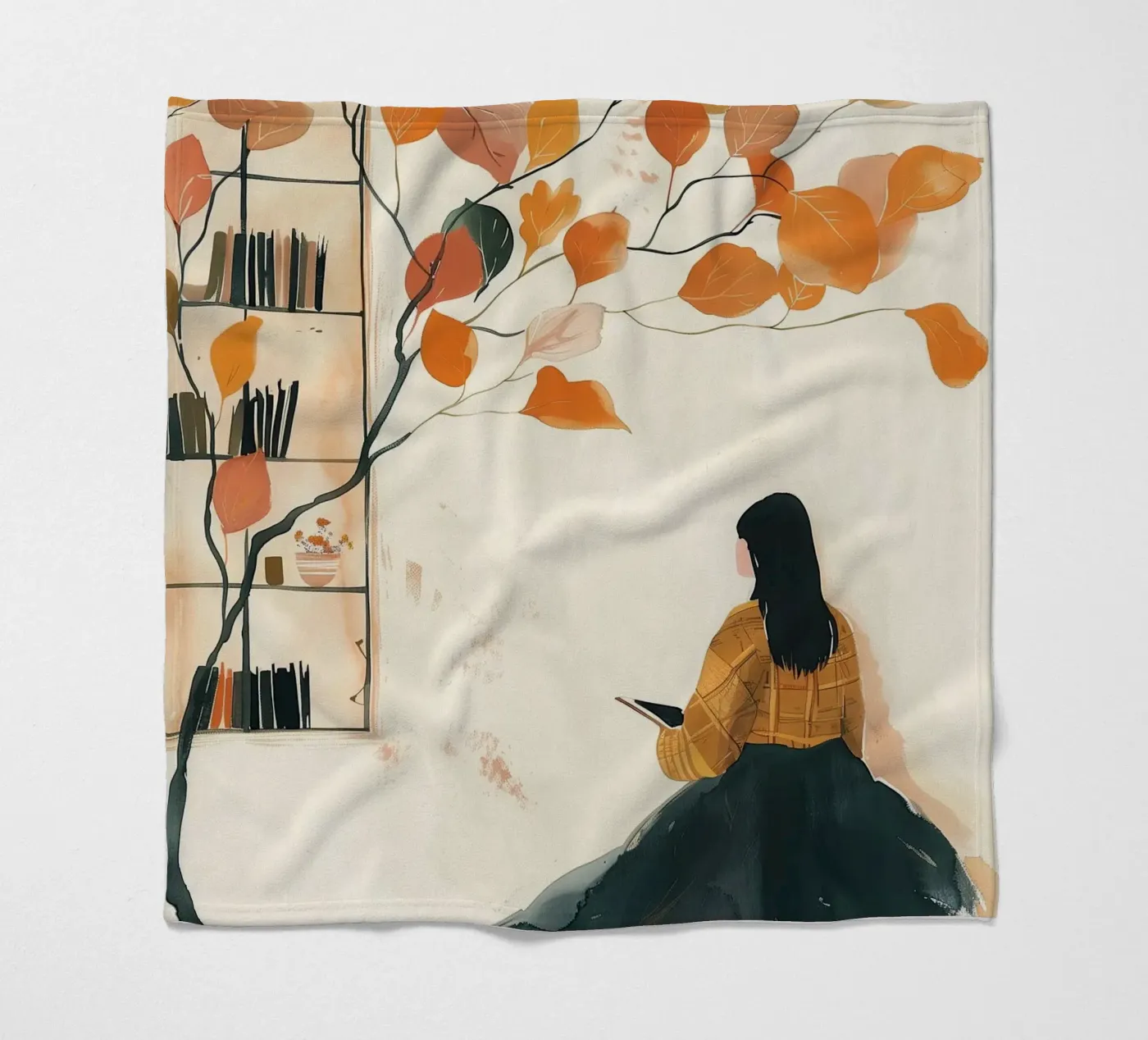Autumn Reader fleecedeken van Freya