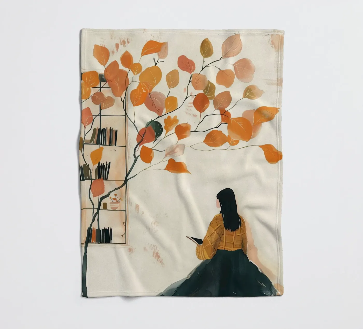 Autumn Reader fleecedeken van Freya