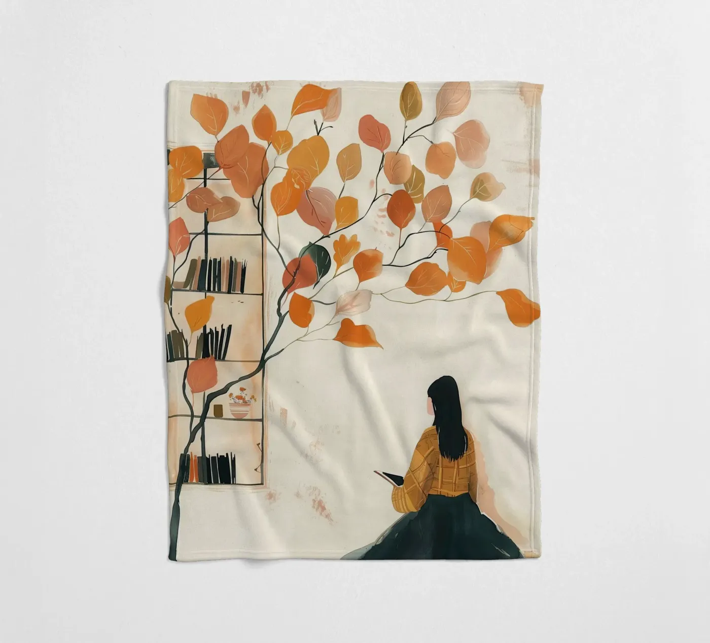 Autumn Reader fleecedeken van Freya
