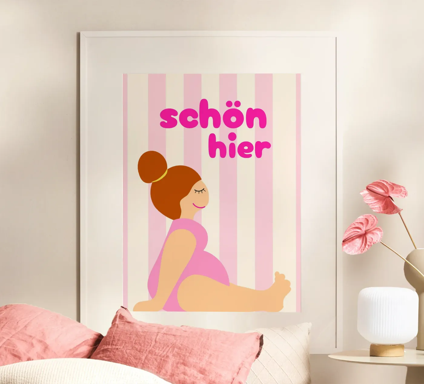 Schön hier poster da by Bea Design