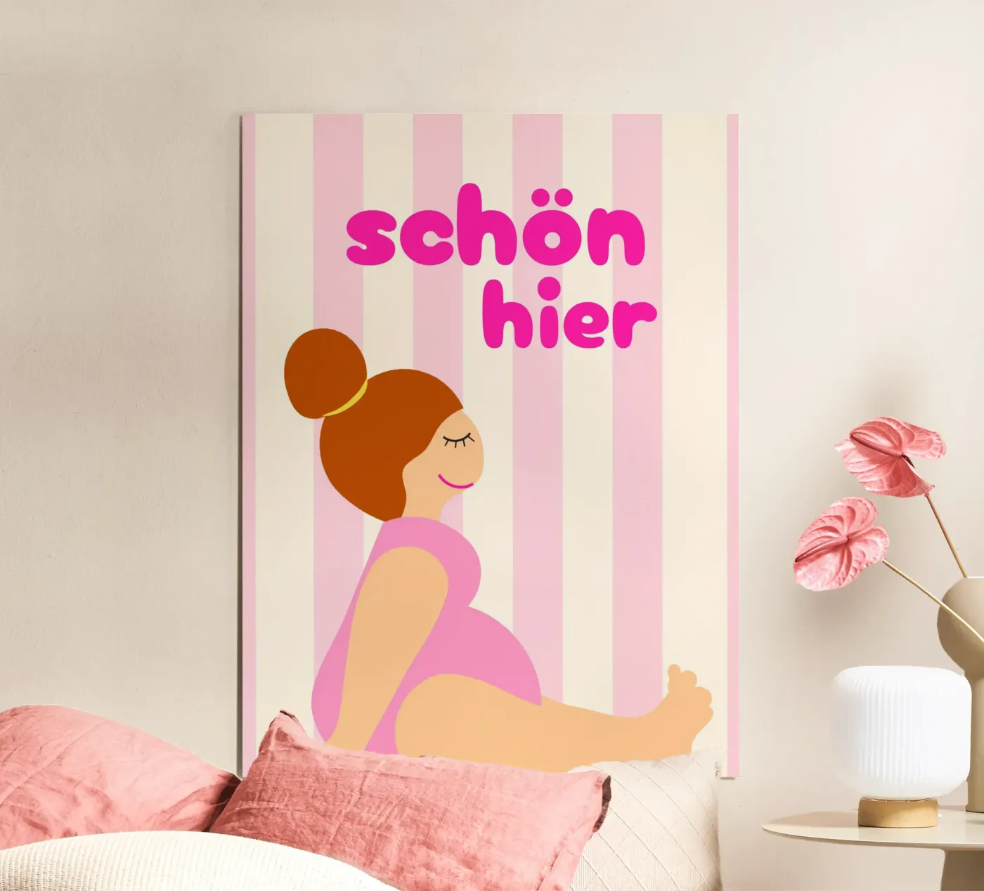 Schön hier poster da by Bea Design