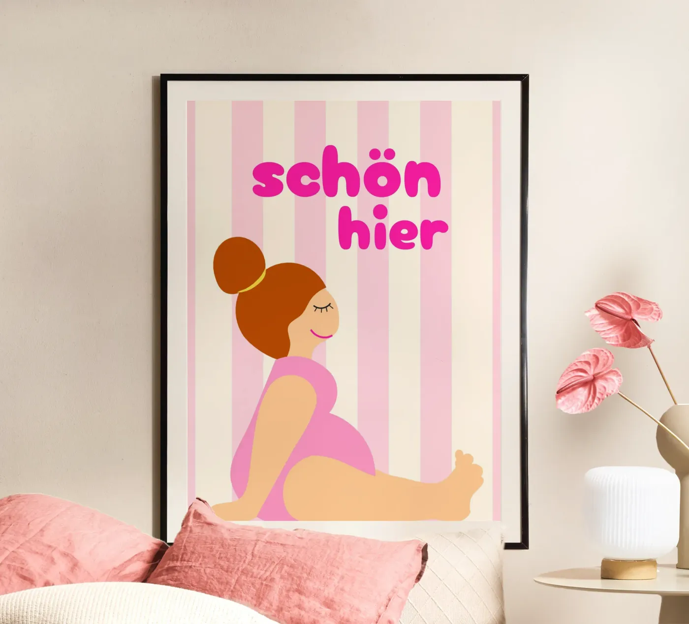 Schön hier poster da by Bea Design