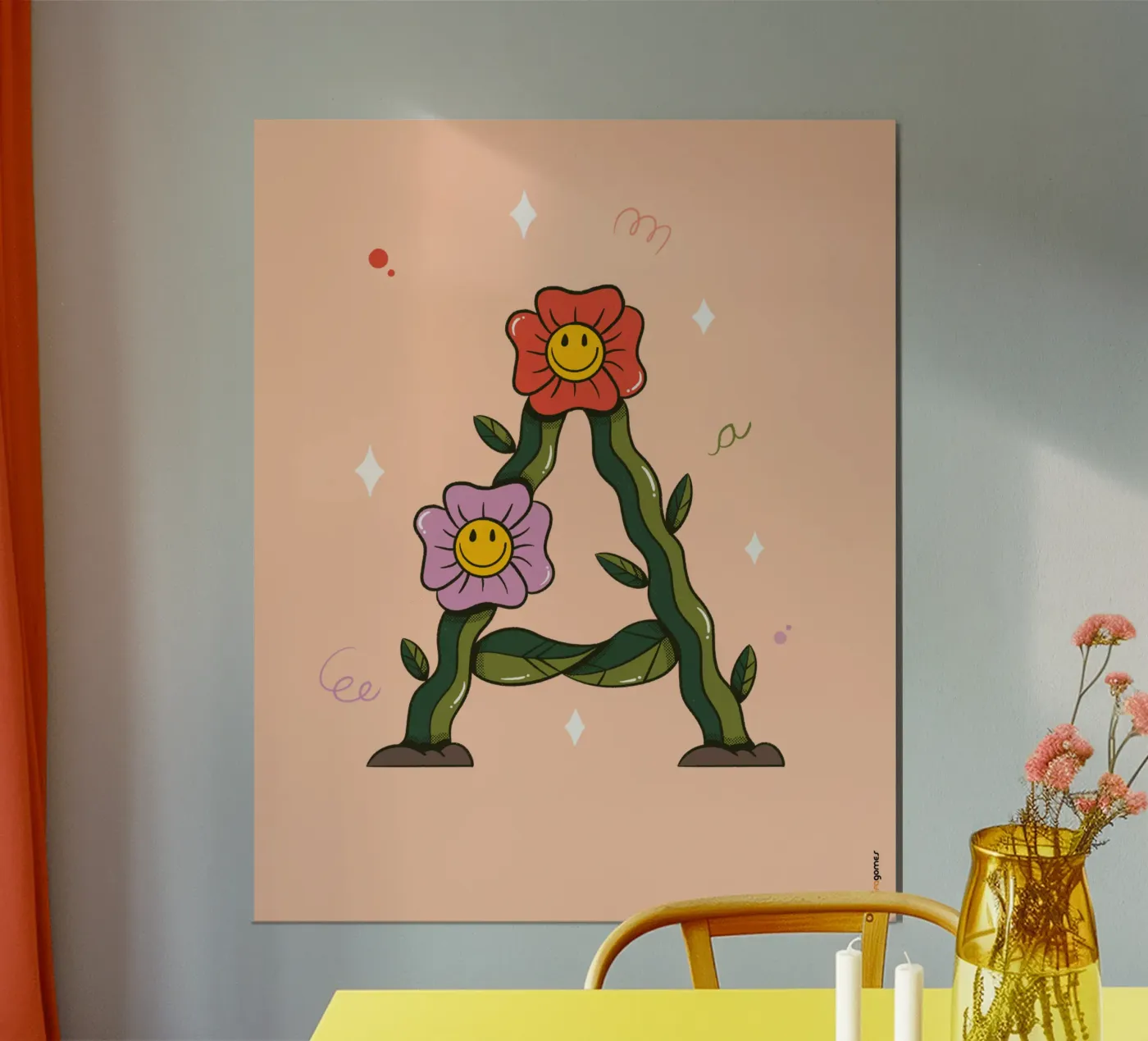 Flower A poster da Rafa Gomes