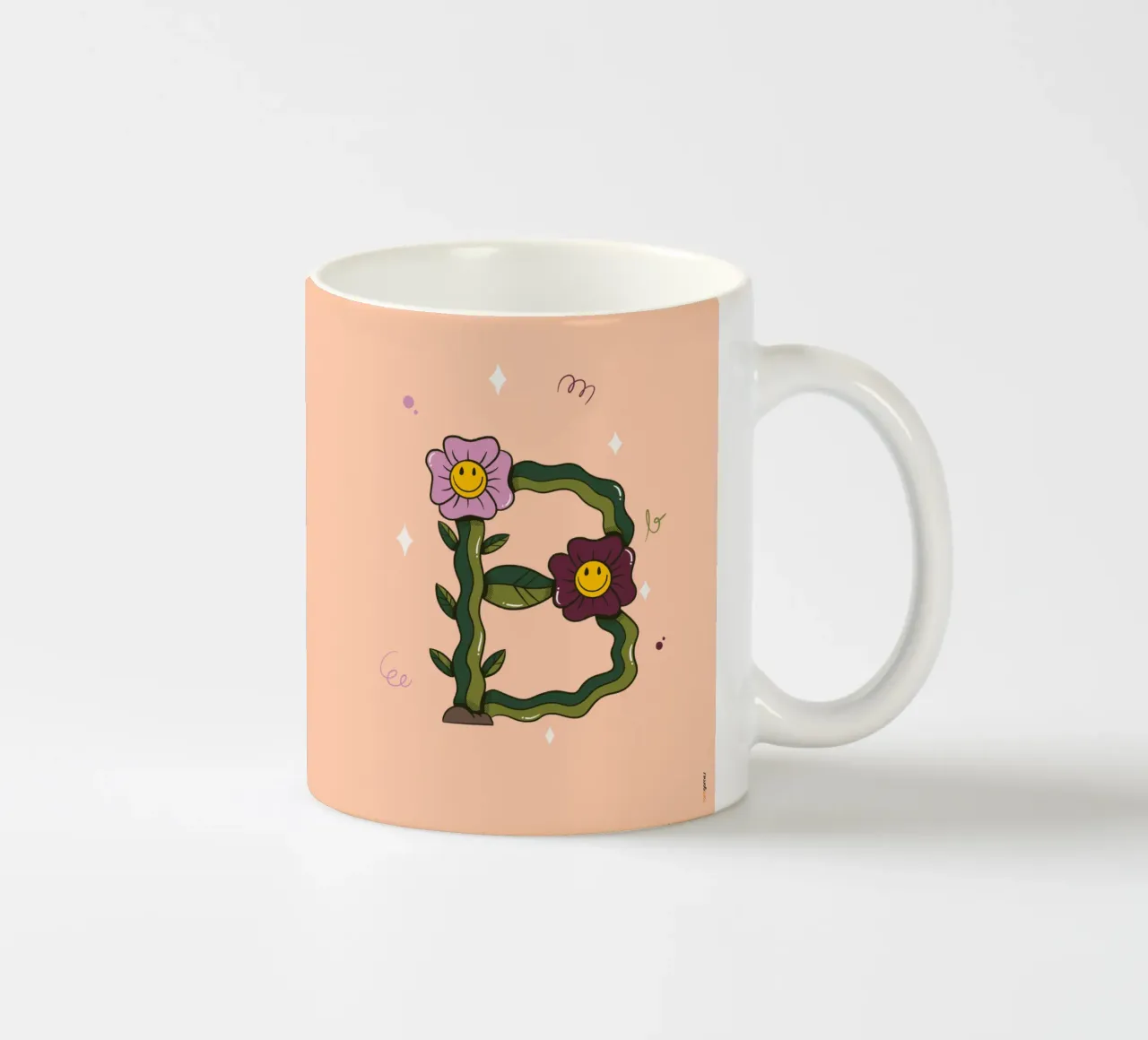 Fiore B tazza in ceramica da Rafa Gomes