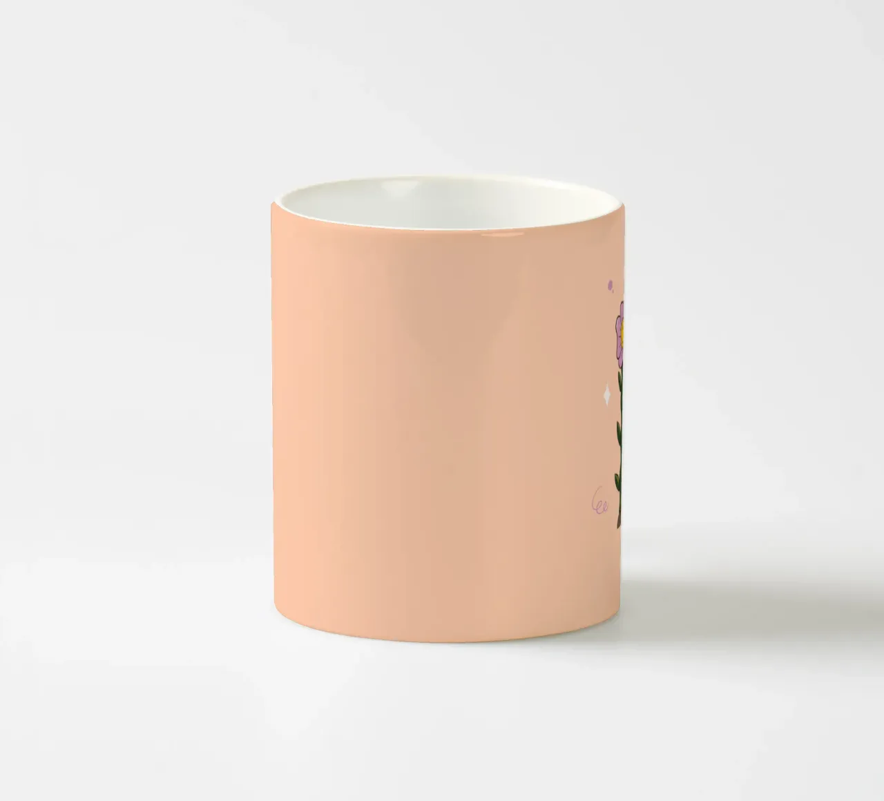 Fiore B tazza in ceramica da Rafa Gomes