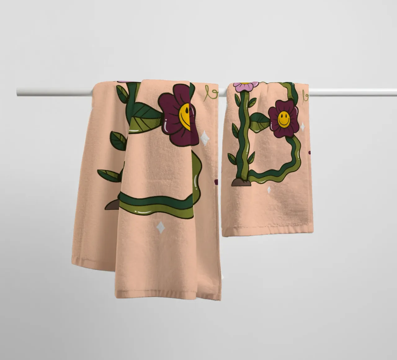 Blume B Handtuch von Rafa Gomes