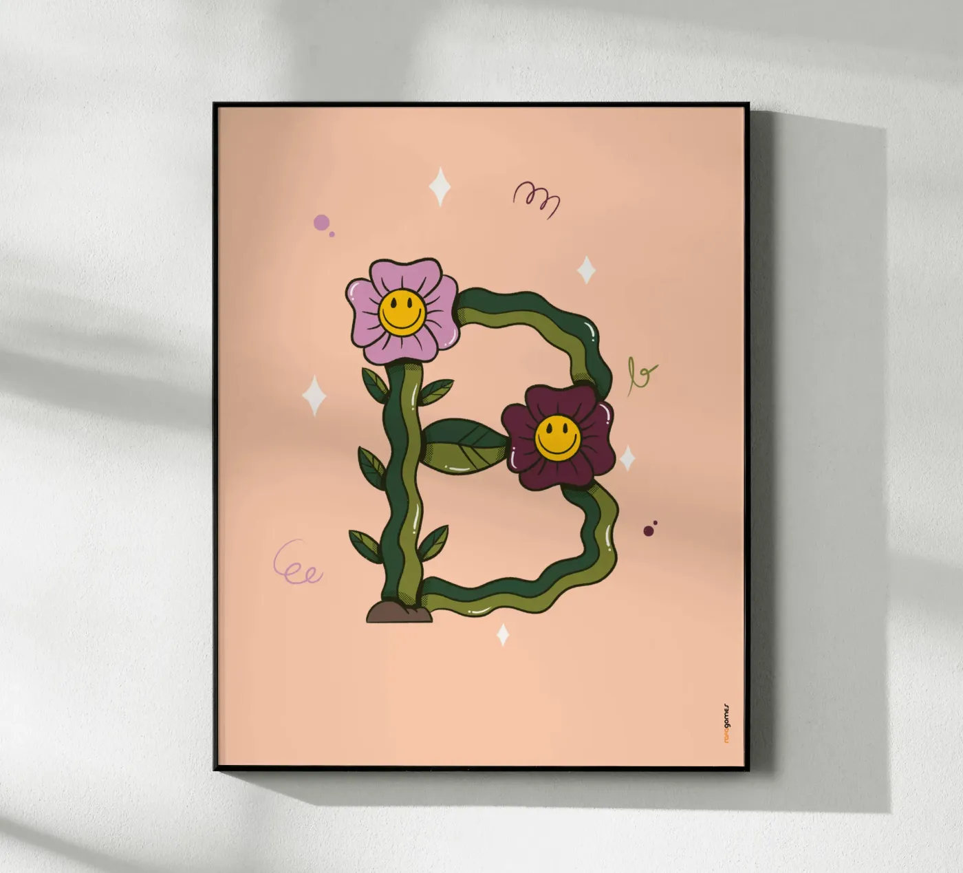 Fleur B plexiglas de Rafa Gomes