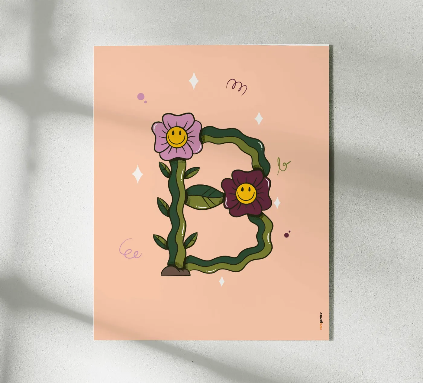 Fleur B plexiglas de Rafa Gomes