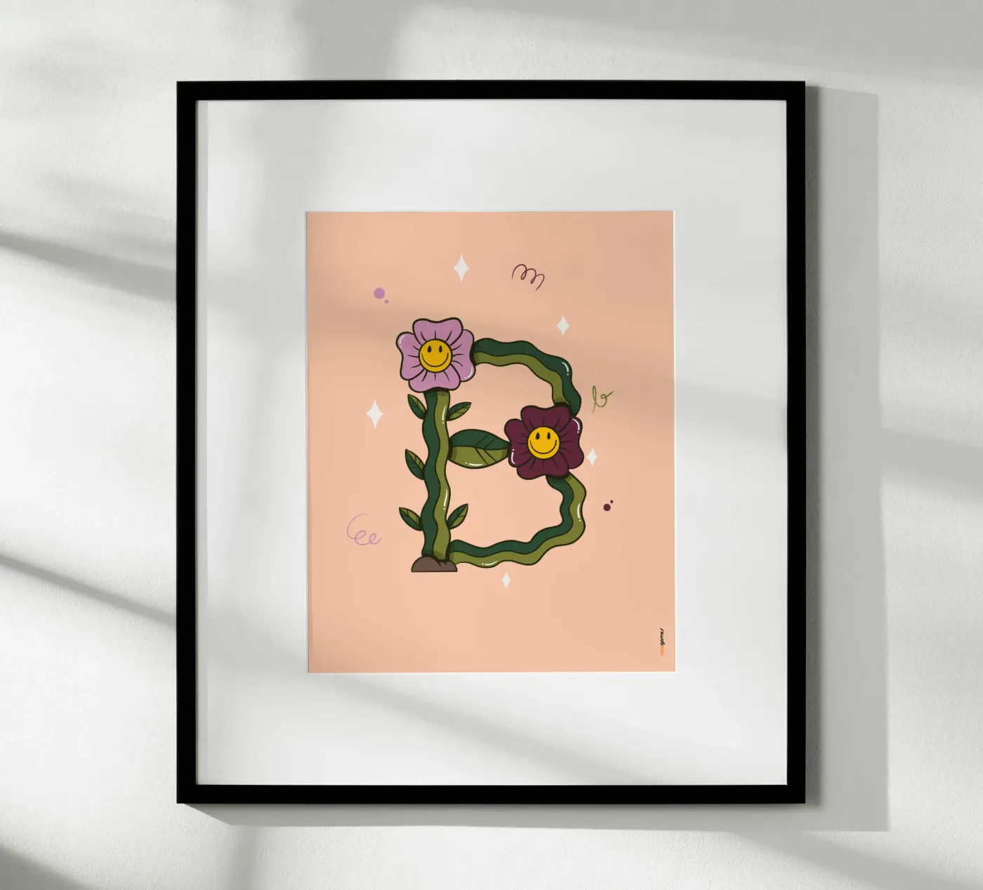 Flower B poster by Rafa Gomes
