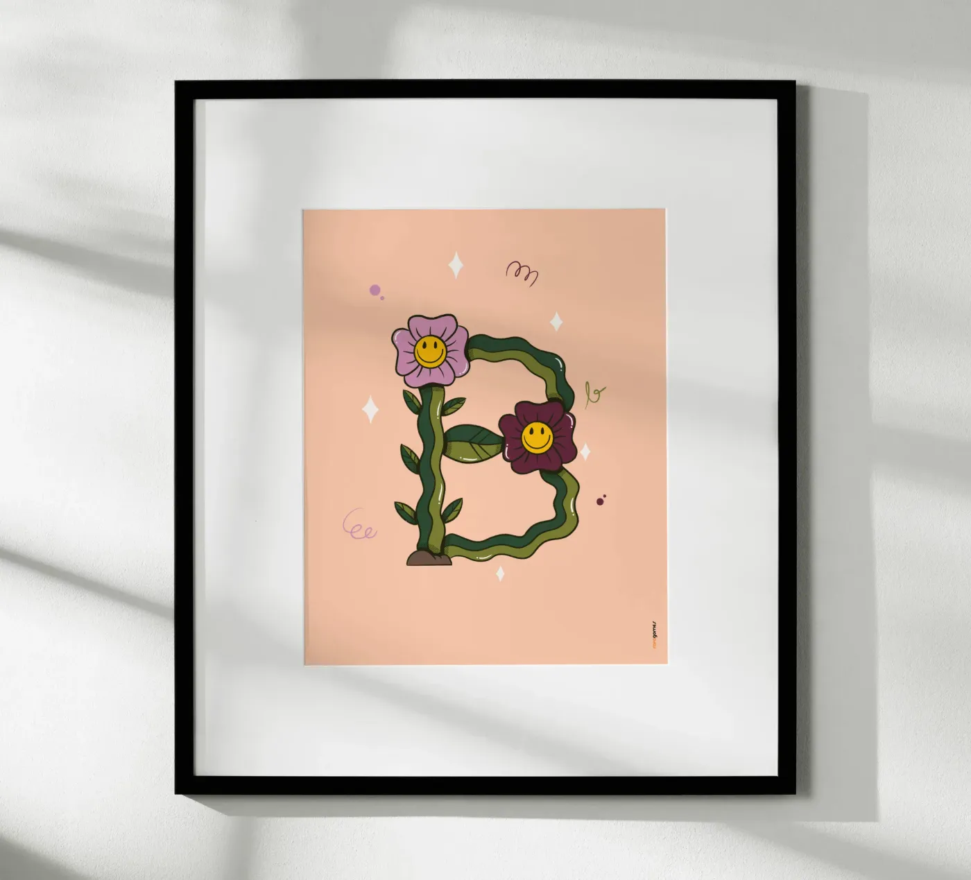 Flower B poster by Rafa Gomes