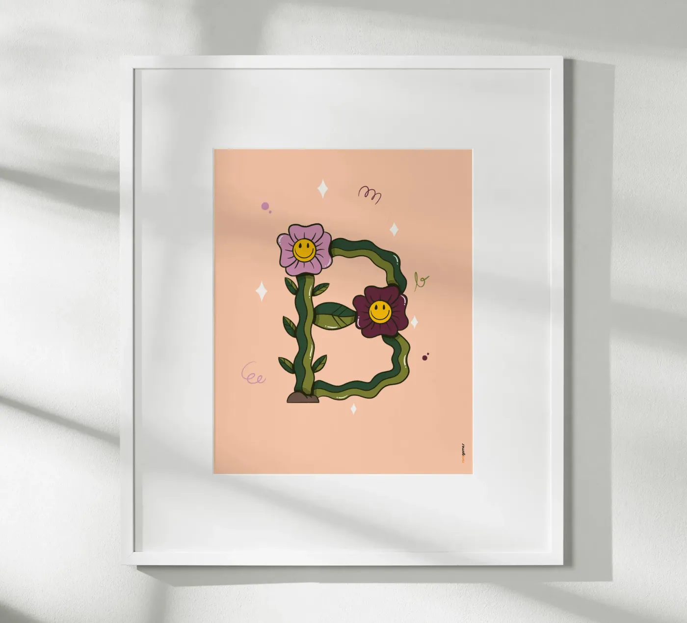 Flower B poster by Rafa Gomes