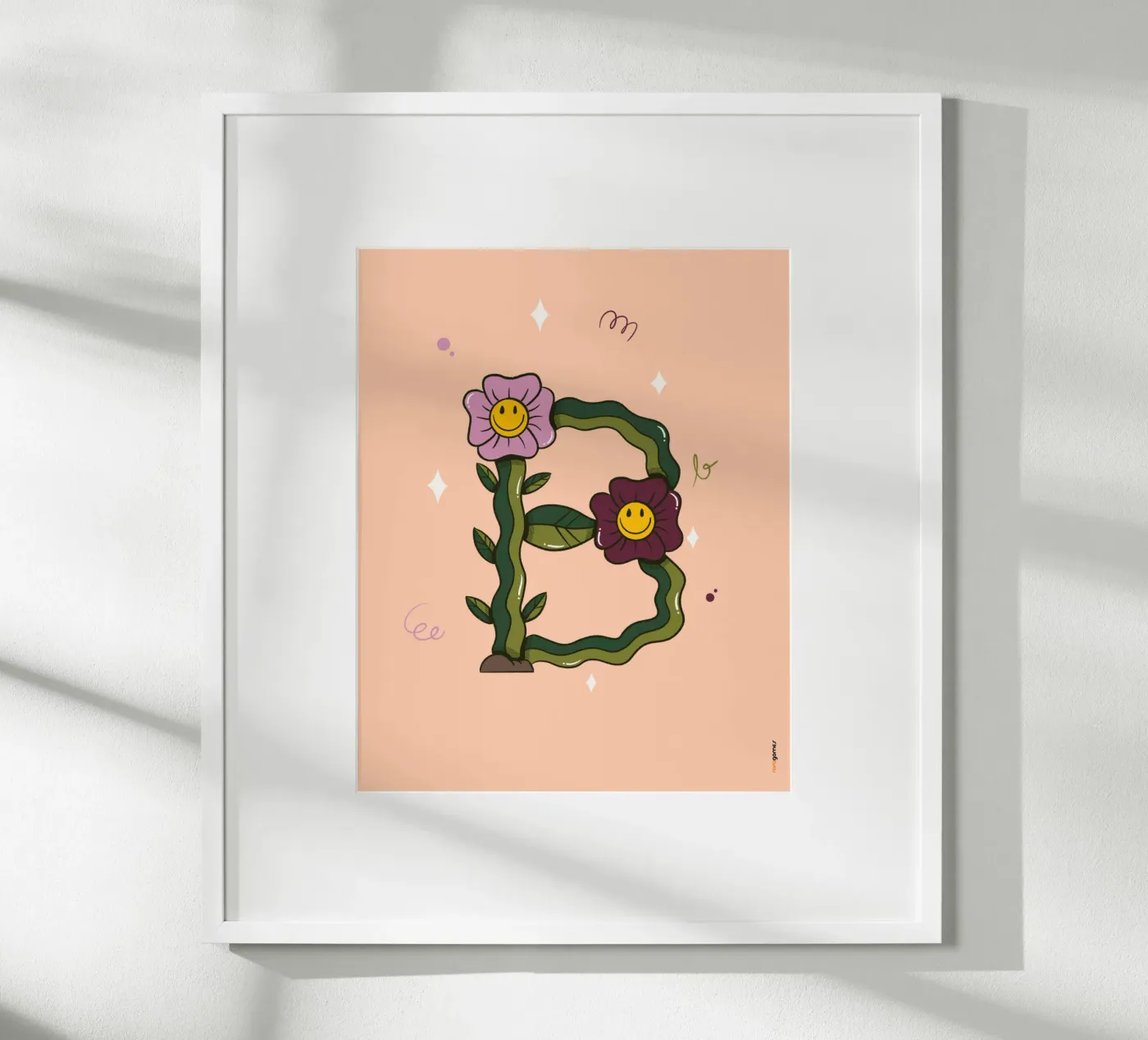 Flower B poster by Rafa Gomes