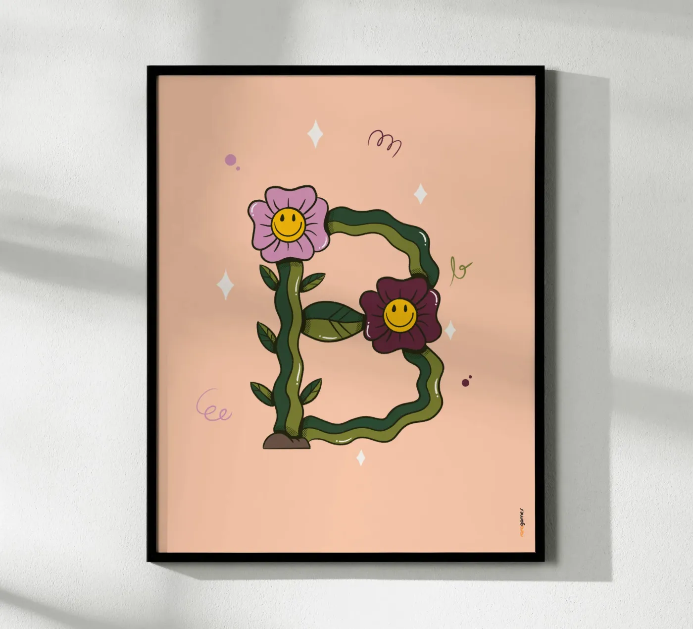 Flower B poster by Rafa Gomes